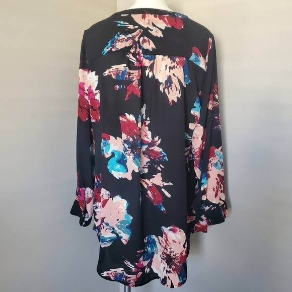 AVA & VIV Womens SZ X Floral Blouse - Picture 3 of 7